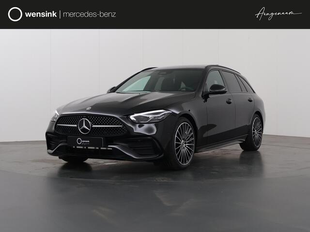 Mercedes-Benz C-KLASSE 180 Star Edition AMG Line | DIGITAL LIGHT | Parkeerpakket met 360°-camera | Nightpakket | Stoelventilatie/-verwarming vooraan | Panoramaschuifdak|