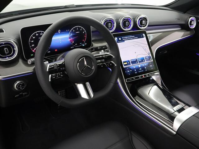 Mercedes-Benz C-KLASSE 180 Star Edition AMG Line | DIGITAL LIGHT | Parkeerpakket met 360°-camera | Nightpakket | Stoelventilatie/-verwarming vooraan | Panoramaschuifdak|