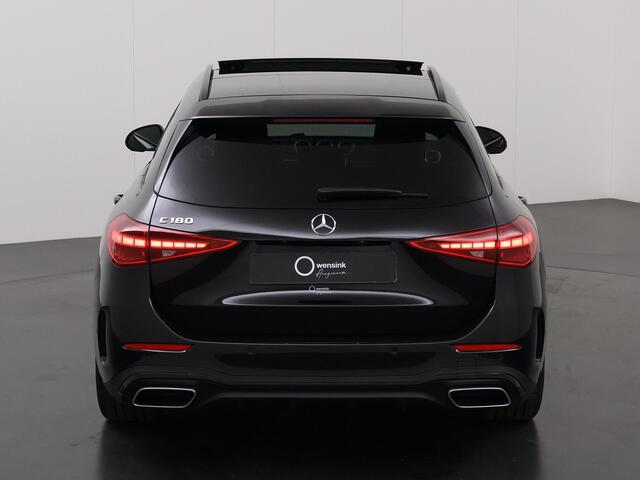 Mercedes-Benz C-KLASSE 180 Star Edition AMG Line | DIGITAL LIGHT | Parkeerpakket met 360°-camera | Nightpakket | Stoelventilatie/-verwarming vooraan | Panoramaschuifdak|