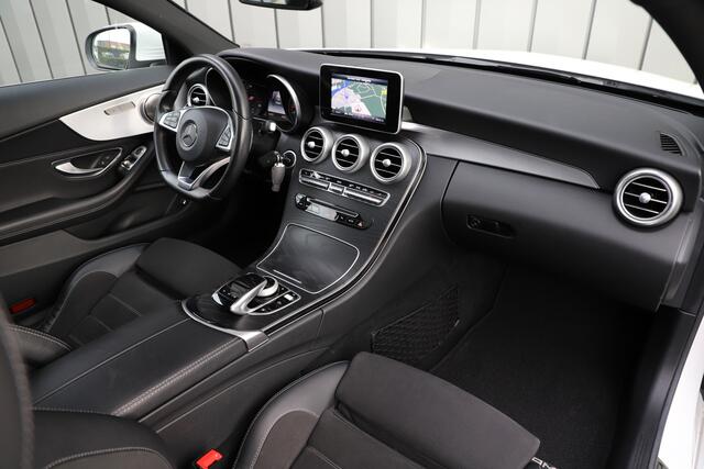 Mercedes-Benz C-KLASSE Coupé 180 AMG Aut7 Panoramadak Stoelverw. Pdc Led 2018.
