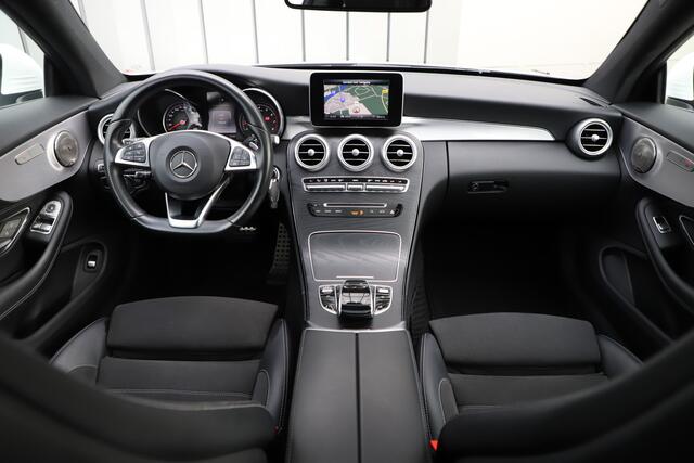 Mercedes-Benz C-KLASSE Coupé 180 AMG Aut7 Panoramadak Stoelverw. Pdc Led 2018.