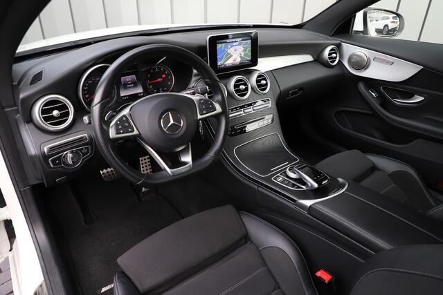 Mercedes-Benz C-KLASSE Coupé 180 AMG Aut7 Panoramadak Stoelverw. Pdc Led 2018.