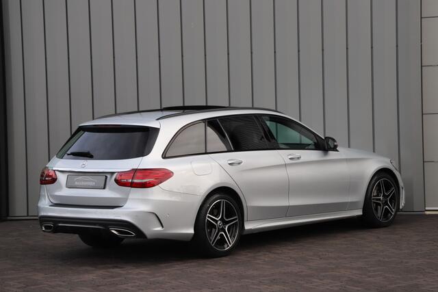 Mercedes-Benz C-KLASSE Estate 180 AMG Aut9 | 156PK | Panoramadak | Stoelverw. | Virtual | Apple-carplay | Led | NL-auto | Face-lift | 2018.