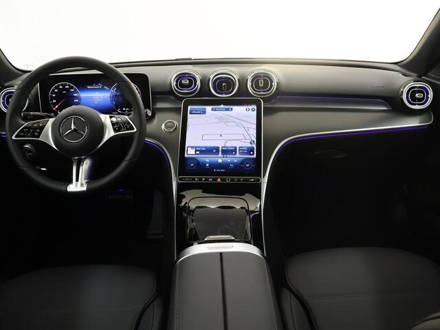 Mercedes-Benz C-KLASSE 300 e Luxury Line | Panorama-dak | Donkergetint glas | Electrische stoelen met geheugen | Sfeerverlichting