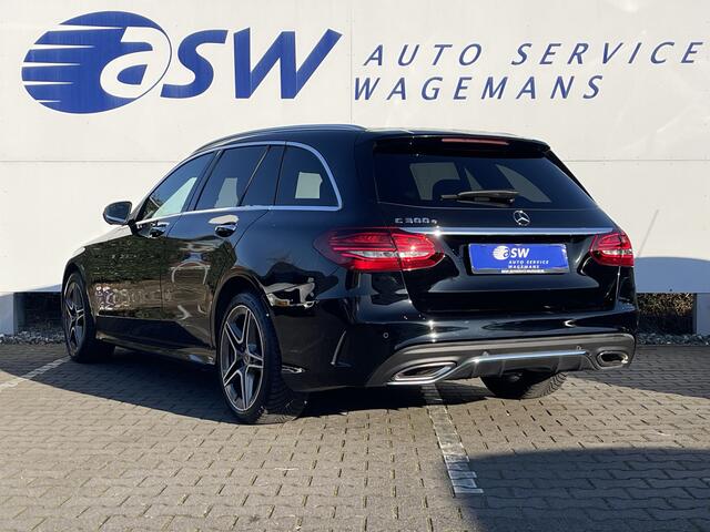 Mercedes-Benz C-KLASSE Estate 300 e Business Solution AMG | Trekhaak | Leder | ACC | HUD | MultiBeam LED | Keyless | 18 inch