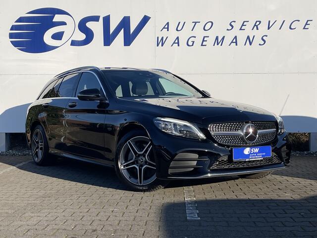 Mercedes-Benz C-KLASSE Estate 300 e Business Solution AMG | Trekhaak | Leder | ACC | HUD | MultiBeam LED | Keyless | 18 inch