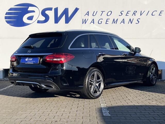 Mercedes-Benz C-KLASSE Estate 300 e Business Solution AMG | Trekhaak | Leder | ACC | HUD | MultiBeam LED | Keyless | 18 inch