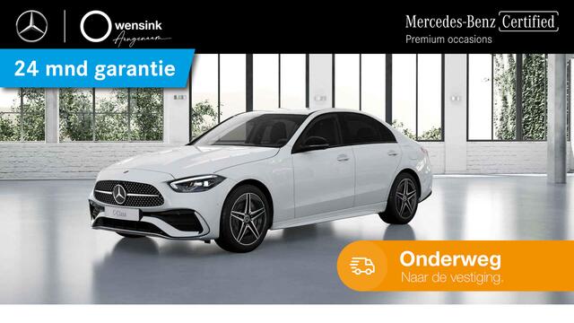 Mercedes-Benz C-KLASSE 300 e AMG Line Limited | Rij assistentie | AMG | Night pakket | Keyless | Burmester | Sfeerverlichting premium |