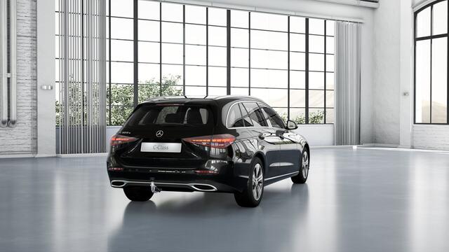 Mercedes-Benz C-KLASSE Estate 300 e Business Solution | Trekhaak | Parkeerpakket met achteruitrijcamera | EASY PACK achterklep | USB-pakket | Antidiefstalpakket GUARD 360° Plus | KEYLESS GO | Zitcomfortpakket | Verwarmde stoelen vooraan |