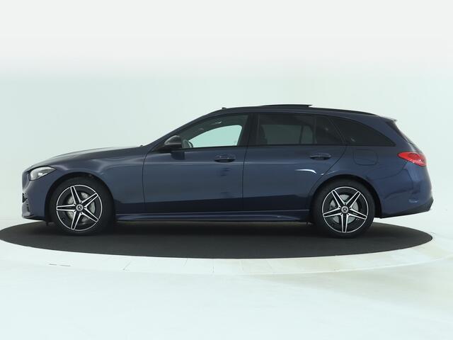 Mercedes-Benz C-KLASSE Estate 300 e AMG Plug-In Hybride | AMG Styling | Panorama Schuif-Kanteldak | Trekhaak | Memory Pakket | EASY PACK achterklep | Inclusief 24 maanden MB Certified garantie voor Europa.