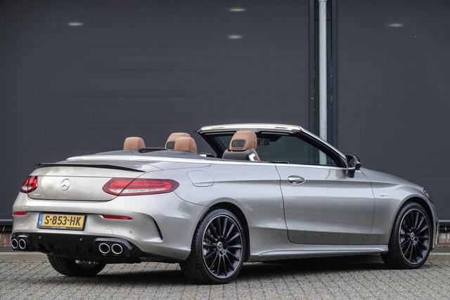 Mercedes-Benz C-KLASSE Cabrio AMG 43 | Aut. 390Pk 4MATIC BI-Turbo | 360° Camera | Burmester | 17'' | Mojave Silver