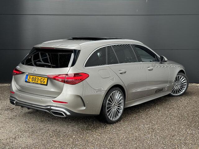 Mercedes-Benz C-KLASSE Estate 180 AMG Line | Premium | Panoramadak | Burmester® 3D | 360° Camera | Sfeerverlichting | Memorystoelen Verwarmd | Apple & Android Carplay