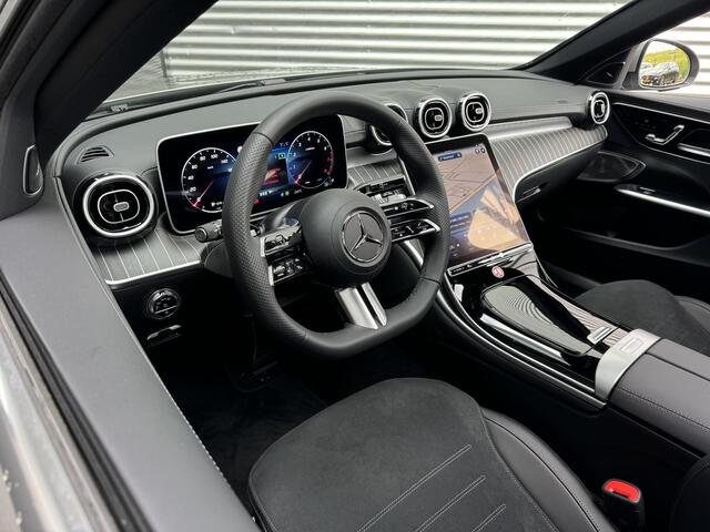 Mercedes-Benz C-KLASSE Estate 180 AMG Line | Premium | Panoramadak | Burmester® 3D | 360° Camera | Sfeerverlichting | Memorystoelen Verwarmd | Apple & Android Carplay