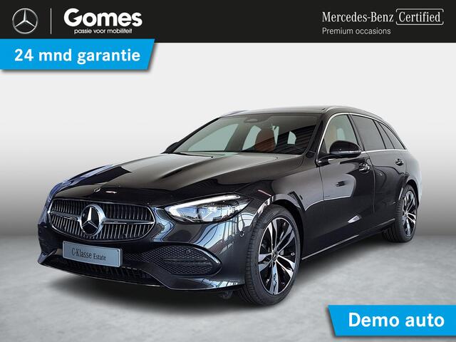 Mercedes-Benz C-KLASSE Estate 180 Luxury Line Mercedes-Benz C Estate 180 Luxury Line | Panoramadak | Privacy Glas Achter | Sierdelen Lindehout Antraciet | Apple CarPlay | Android Auto | Elektrisch Verstelbare Voorstoelen + Memory | Dodehoekassistent | Sfeerverlichting | Stoelve