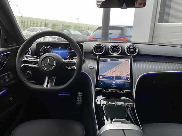 Mercedes-Benz C-KLASSE Estate 200 AMG Line Mercedes-Benz C Estate 200 AMG Line | Leder Zwart | Premium Plus | Night Pakket | Panoramadak | Trekhaak | 360° Camera | Head-Up Display | Elektrisch Verstelbare Voorstoelen + Memory | Burmester 3D Surround Sound | Apple CarPlay | Andr