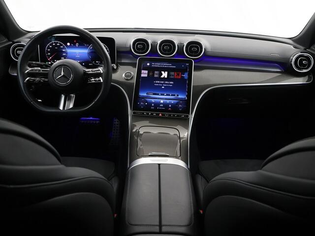 Mercedes-Benz C-KLASSE 300e AMG Line | Premium pakket | Panoramadak | 360 graden camera | Digital Light | Memory stoelen