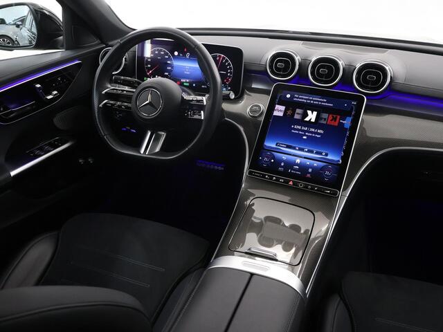 Mercedes-Benz C-KLASSE 300e AMG Line | Premium pakket | Panoramadak | 360 graden camera | Digital Light | Memory stoelen