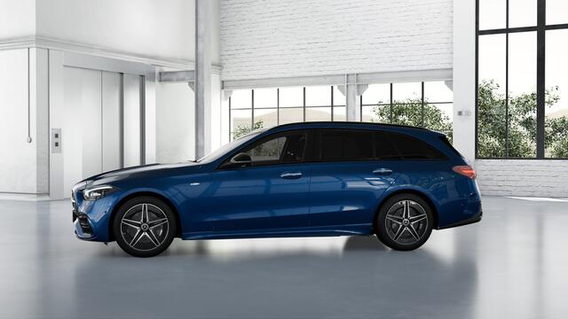 Mercedes-Benz C-KLASSE Estate 300 e Star Edition AMG Line Plus | Trekhaak | Nightpakket | Parkeerpakket met 360°-camera | KEYLESS GO-comfortpakket | Antidiefstalpakket GUARD 360° Plus | EASY PACK achterklep | Memorypakket |
