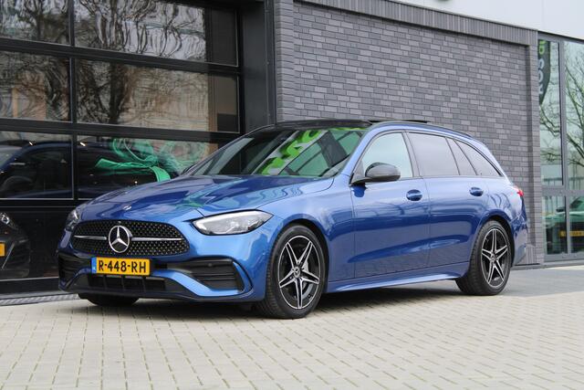 Mercedes-Benz C-KLASSE Estate 200 AMG Line | PANO | AMG | SFEERVERLICHTING | CAMERA | STOELVERW