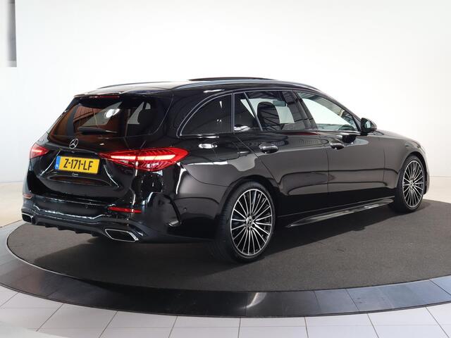 Mercedes-Benz C-KLASSE Estate 180 AMG Line | Premium Pakket | 360-camera | Panorama-schuifdak | Elektrische stoelen incl. Memory | Keyless GO | 19" AMG velgen |