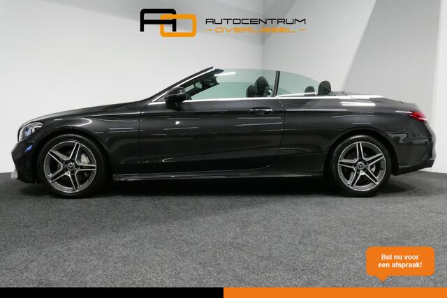 Mercedes-Benz C-KLASSE Cabrio 200 AMG Line / Airscarf-nekverwarming / Burmester Surround Sound / Elektr. verstelbare voorstoelen (memory) / Stoelverwarming / 360 graden camera / Multibeam LED / Ambienteverlichting / Apple Carplay-Andriod Auto / Keyless / Achteruitrijcamera / Ad