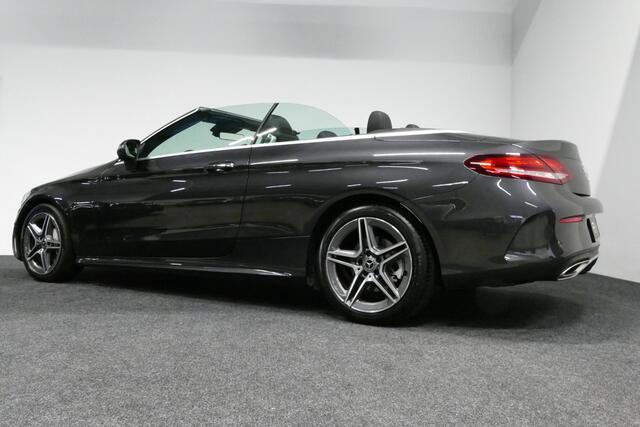 Mercedes-Benz C-KLASSE Cabrio 200 AMG Line / Airscarf-nekverwarming / Burmester Surround Sound / Elektr. verstelbare voorstoelen (memory) / Stoelverwarming / 360 graden camera / Multibeam LED / Ambienteverlichting / Apple Carplay-Andriod Auto / Keyless / Achteruitrijcamera / Ad