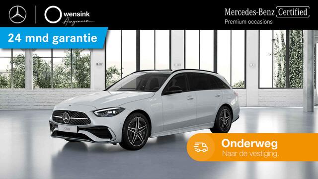 Mercedes-Benz C-KLASSE Estate 300 e AMG Line | Panoramadak | Trekhaak | Night pakket | Rij assistentie |