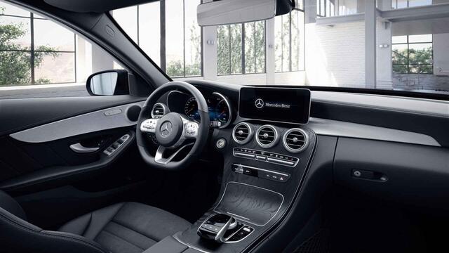 Mercedes-Benz C-KLASSE 300 e Business Solution AMG Limited | Panoramadak | Stoelverwarming | Night | Sfeerverlichting |