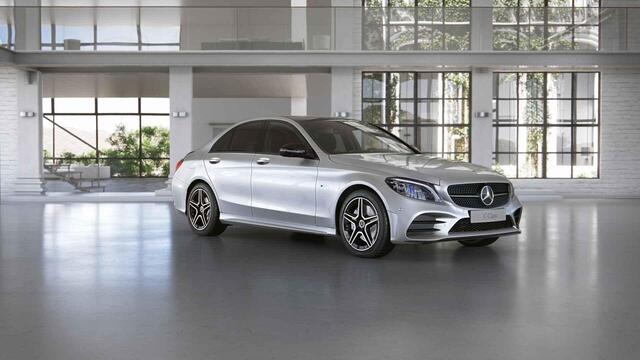 Mercedes-Benz C-KLASSE 300 e Business Solution AMG Limited | Panoramadak | Stoelverwarming | Night | Sfeerverlichting |