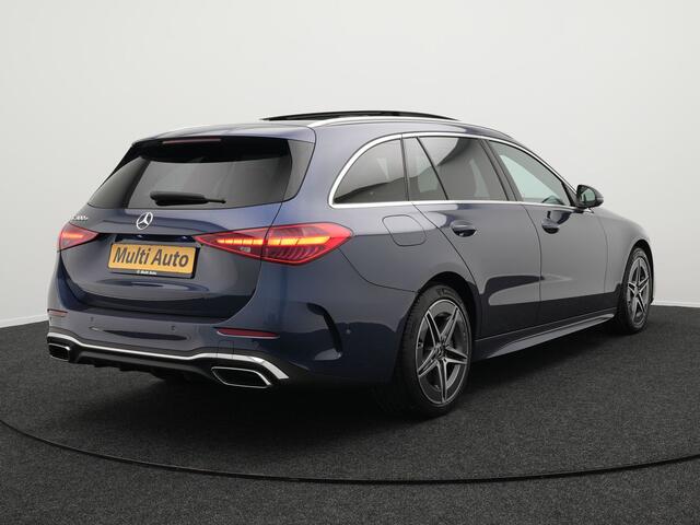 Mercedes-Benz C-KLASSE Estate 300 e AMG Line Plug in Hybrid Dealer O.H. PHEV | Panodak | Lederen Sportstoelen Verwarmd | Adaptive Cruise | Apple Carplay | Sfeerverlichting | MBUX | Navigatie | Camera | DAB | Virtual |