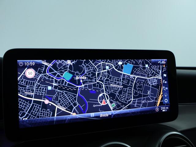Mercedes-Benz C-KLASSE 180 Business Solution AMG | AMG Line | Night Pakket | Panorama Schuif-Kanteldak | Lederen Bekleding | Dodehoek Assist | Digitaal Dashboard. Inclusief 24 maanden MB Certified garantie voor Europa.