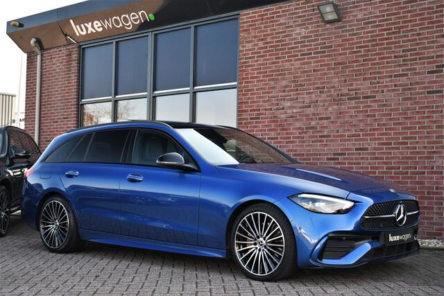 Mercedes-Benz C-KLASSE Estate 200 AMG Line Pano Trekh Night 19inch