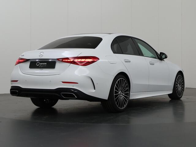 Mercedes-Benz C-KLASSE 180 Star Edition AMG LINE | Night pakket | Panorama schuifdak | 360 camera | Apple carplay | Dode Hoek | Memory stoelen | Digital Light | Antidiefstal pakket