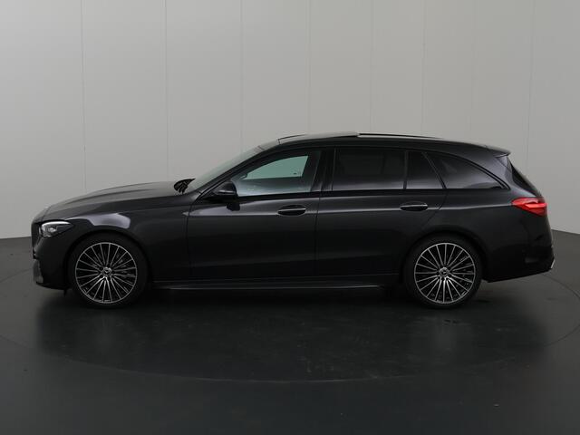 Mercedes-Benz C-KLASSE 180 Estate Business Solution AMG AMG Line | Panoramadak | Trekhaak | Digital Light | Memory stoelen | Actieve dodehoek | 360 camera | Trekhaak | Night pakket | Apple carplay