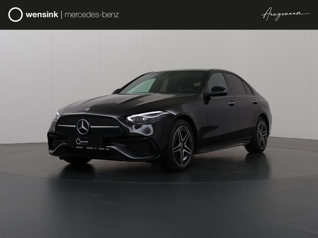 Mercedes-Benz C-KLASSE 300 e Star Edition AMG | Keyless go | Sfeerverlichting | Stoelverwarming | Panoramaschuifdak | Parktronic |