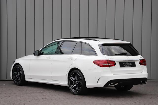 Mercedes-Benz C-KLASSE Estate 200 AMG 4-Matic | Aut9 | 184PK | Panoramadak | Sfeerverlichting | Leder | Stoelverw. | Virtual-cockpit | 2018.