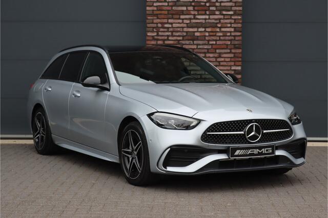 Mercedes-Benz C-KLASSE Estate 300 e AMG Line Aut9 | Panoramadak | Trekhaak | Leder | Dodehoekassistent | Camera | Sfeerverlichting | Stoelverwarming | Advanced Sound System | High Perf. LED |