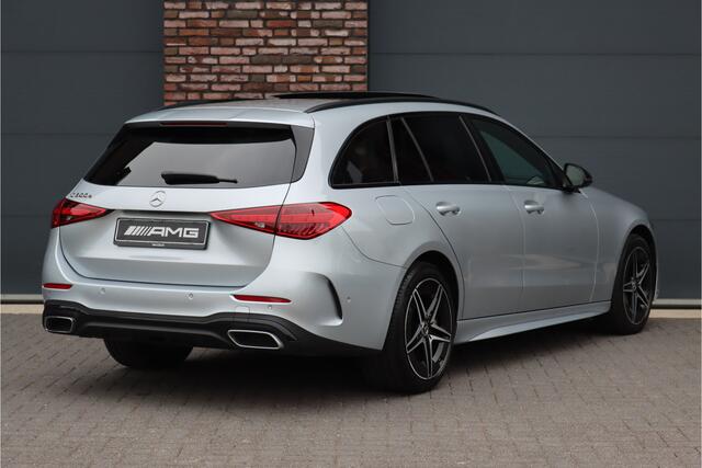 Mercedes-Benz C-KLASSE Estate 300 e AMG Line Aut9 | Panoramadak | Trekhaak | Leder | Dodehoekassistent | Camera | Sfeerverlichting | Stoelverwarming | Advanced Sound System | High Perf. LED |
