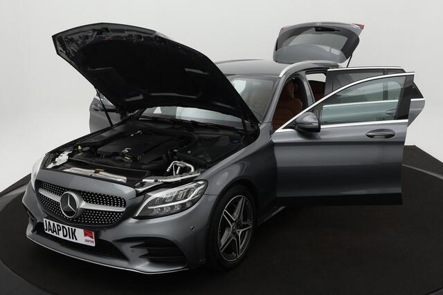 Mercedes-Benz C-KLASSE Estate BWJ 1-2019 / 157 PK 180 Business Solution AMG Automaat / VOL!! / Leer / Camera a. Stoelverwarming / Navigatie / Clima / Sportstoelen /