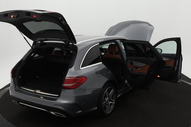 Mercedes-Benz C-KLASSE Estate BWJ 1-2019 / 157 PK 180 Business Solution AMG Automaat / VOL!! / Leer / Camera a. Stoelverwarming / Navigatie / Clima / Sportstoelen /