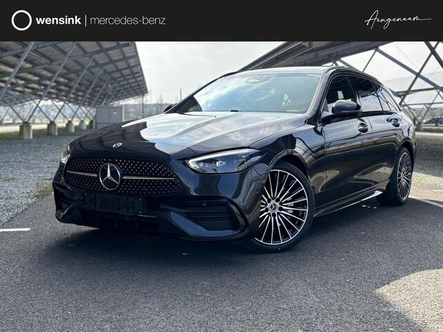 Mercedes-Benz C-KLASSE 180 Star Edition AMG Line | Panoramadak | Memory stoelen | 360 camera | Digital light | Sfeerverlichting |