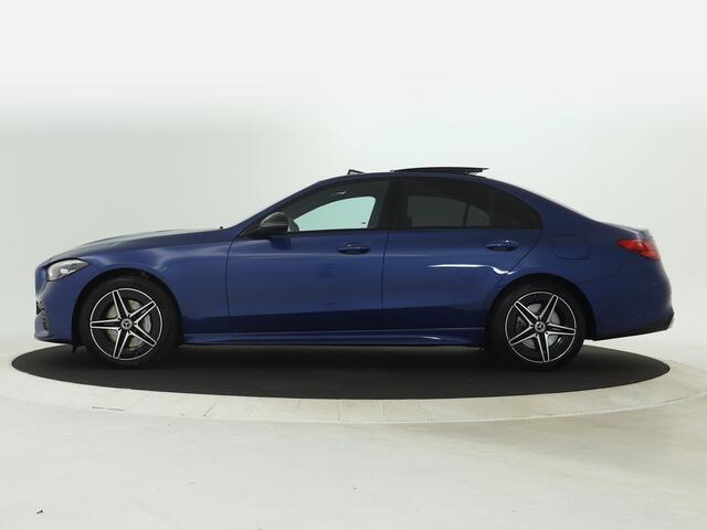 Mercedes-Benz C-KLASSE 300 e AMG Line LIMITED | Trekhaak | Nightpakket | Parkeerpakket met achteruitrijcamera | KEYLESS GO | Dodehoekassistent | Memorypakket | USB-pakket | Spiegelpakket | Premium sfeerverlichting |