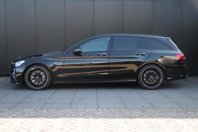 Mercedes-Benz C-KLASSE Estate AMG 63 | LEDER | STOELVERW. | SPORTSTOELEN | BURMESTER | PANO | 360° CAMERA | HEAD-UP | CRUISE | NAVI |