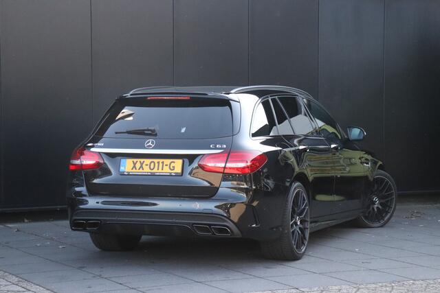 Mercedes-Benz C-KLASSE Estate AMG 63 | LEDER | STOELVERW. | SPORTSTOELEN | BURMESTER | PANO | 360° CAMERA | HEAD-UP | CRUISE | NAVI |