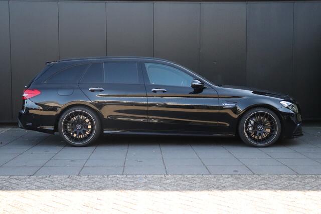 Mercedes-Benz C-KLASSE Estate AMG 63 | LEDER | STOELVERW. | SPORTSTOELEN | BURMESTER | PANO | 360° CAMERA | HEAD-UP | CRUISE | NAVI |