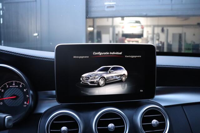 Mercedes-Benz C-KLASSE Estate AMG 63 | LEDER | STOELVERW. | SPORTSTOELEN | BURMESTER | PANO | 360° CAMERA | HEAD-UP | CRUISE | NAVI |