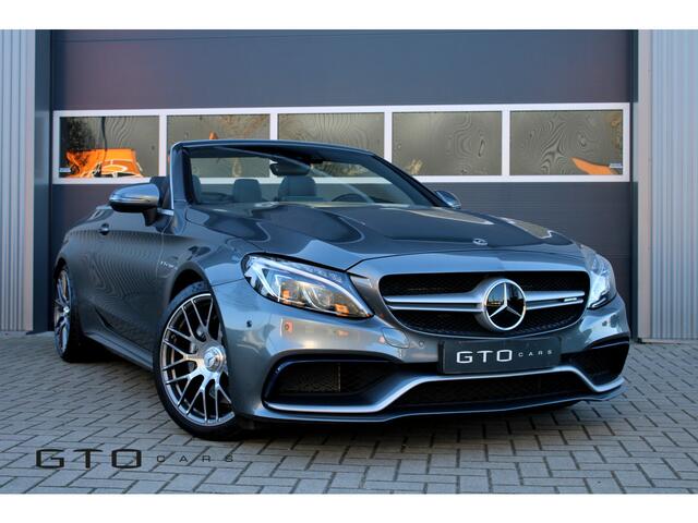 Mercedes-Benz C-KLASSE Cabrio AMG 63 Burmester/Surround View/HUD/Nekverwarming/Nieuw Staat!