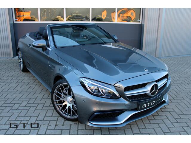 Mercedes-Benz C-KLASSE Cabrio AMG 63 Burmester/Surround View/HUD/Nekverwarming/Nieuw Staat!