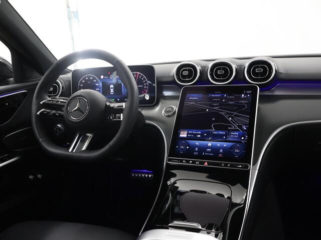 Mercedes-Benz C-KLASSE 300 e AMG Night | Panoramadak | Rij assistentie plus | Digital Light | 360 graden camera | Advanced Sound System