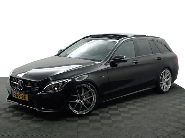 Mercedes-Benz C-KLASSE Estate AMG 43 4MATIC Night Edition Aut- Panoramadak, Burmester, Sfeerverlichting, Camera, Park Assist, Design Pakket
